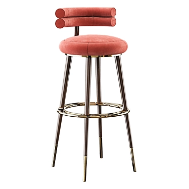 Elegant Betsy Bar Chair 3D model image 1 