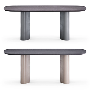 Sleek Geometric Table: Bonaldo 3D model image 1 