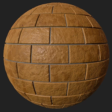 Quixel Brick PBR: 4K Material 3D model image 1 