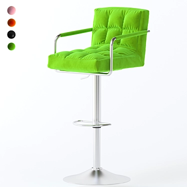 Elegant Bar Chair: Ecsmoth 3D model image 1 