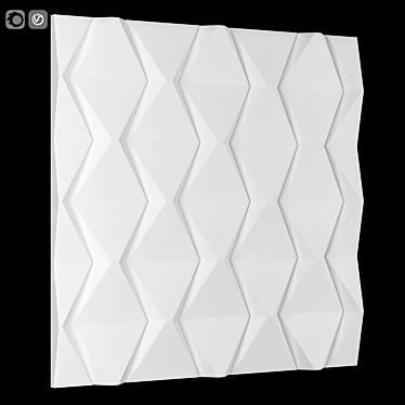 3D Panel | Edit Poly | Size 500x500mm 3D model image 1 