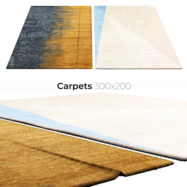 Elegant Interior Carpets 3D model image 1 