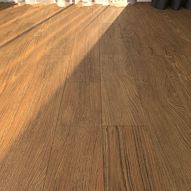 Essence Nut Parquet 20x120: Multi-Texture, HD Textures, Corona Render 3D model image 1 