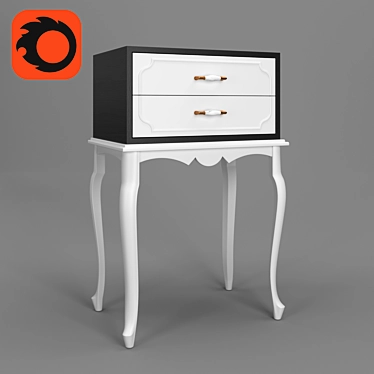 Marine Inspired Chest of Drawers 3D model image 1 