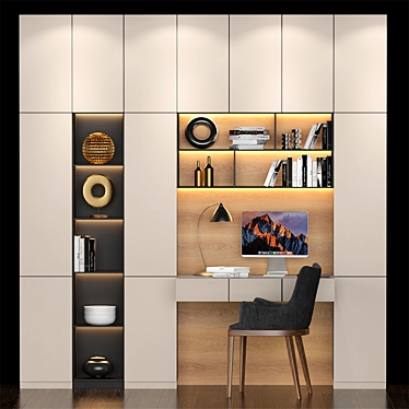 Ready-to-use Worktable 013 for Visualizations 3D model image 1 