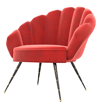 Elegant Comfort: Luxury Armchair 3D model image 1 