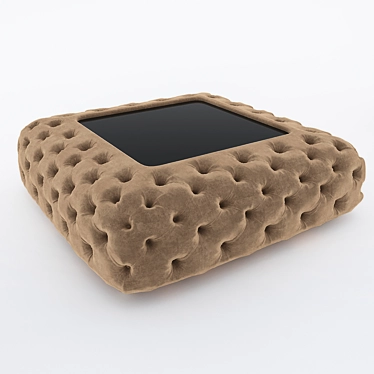 Elegant Vogue Daytona Pouffe 3D model image 1 