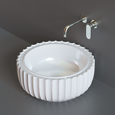 Flaminia Settecento Ceramic Basin 3D model image 1 