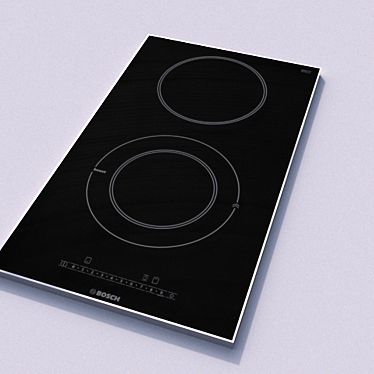 BOSCH PKF375FP1E Induction Hob 3D model image 1 