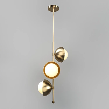 Benta 44.1235: Modern Brass Pendant Light 3D model image 1 