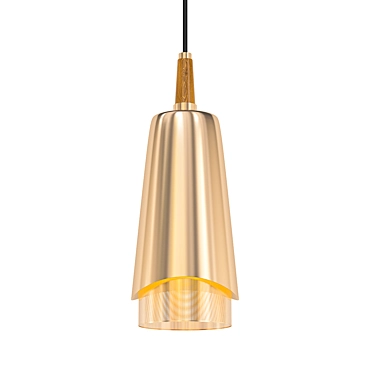 Vintage-inspired Umanoff Pendant: Timeless Elegance! 3D model image 1 