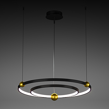 Elegant Amadeo Chandelier 1123 3D model image 1 