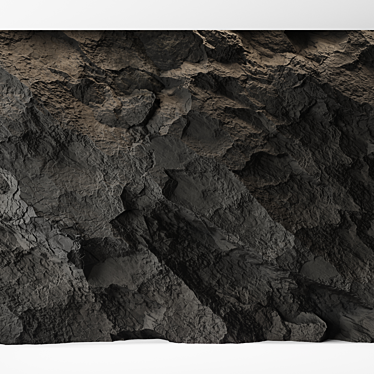 Cliff Wall Rock Textures 3D model image 1 