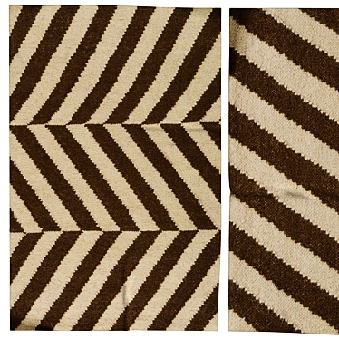 Modern Geometric Carpets - Set of 3 3D model image 1 