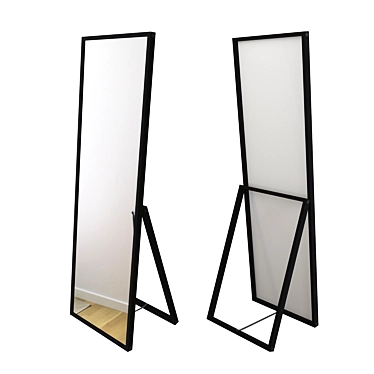 Title: Facet Slim Frame Floor Mirror 3D model image 1 