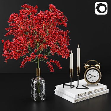 Elegant Decorative Set 2015 3D model image 1 