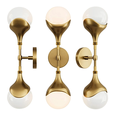 Augustus Sconce: Elegant Illumination for Any Space 3D model image 1 