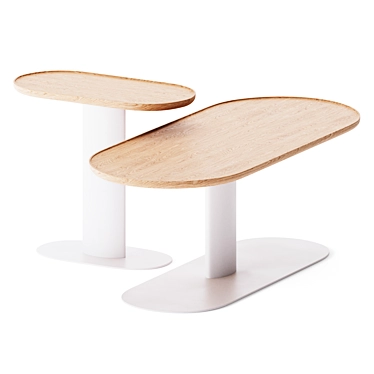 Georgie Side Table: Elegant and Versatile 3D model image 1 