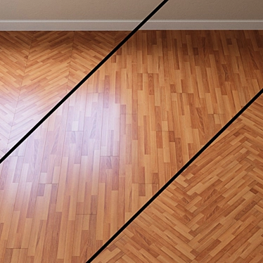 Classic Sicilian Walnut Parquet 3D model image 1 