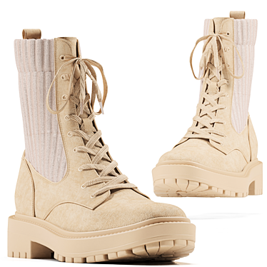 Sesame Boot | Stylish Geometry, High-Quality Textures & Materials | V-Ray Compatible 3D model image 1 