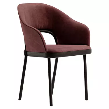 Sleek Thonet 520: Stylish Sophistication 3D model image 1 