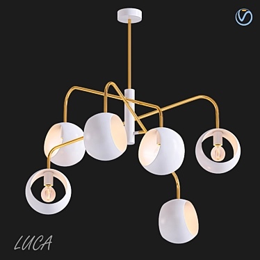Modern European Pendant Light "Luca 3D model image 1 