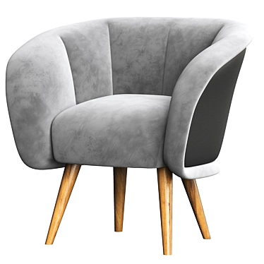 Modern Comfort Armchair: 2015 Edition 3D model image 1 