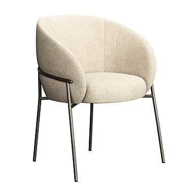 Sleek RIMO Chair: Customizable Comfort 3D model image 1 