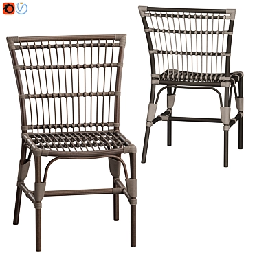 Elisabeth Outdoor Chair: Stylish and Durable 3D model image 1 