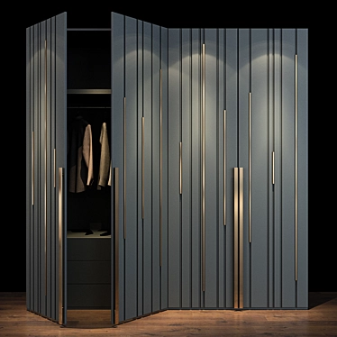 Elegant Storage Solution: Cabinet Furniture 027 3D model image 1 