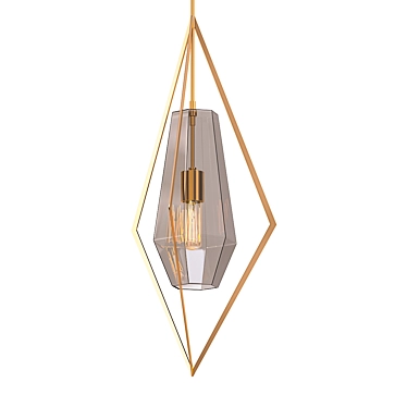 Modern Geometric Pendant Lighting 3D model image 1 