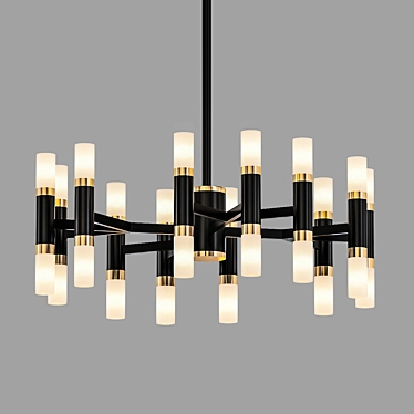 Elegant Draven Chandelier 3D model image 1 