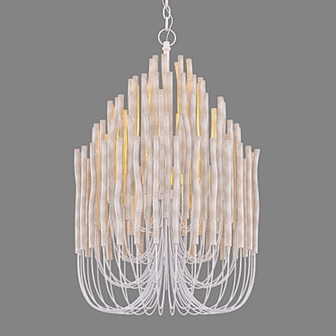 Elegant Tilda Chandelier 3D model image 1 