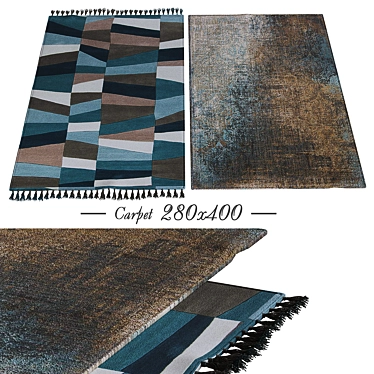Title: Elegant Interior Carpets 3D model image 1 