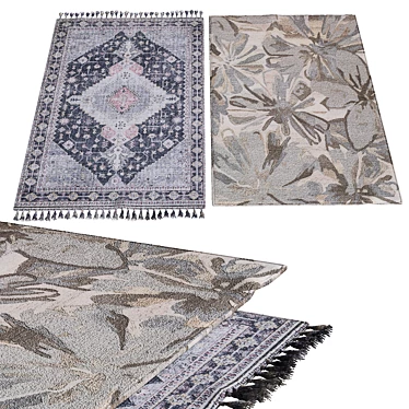 Elegant Interior Carpets 3D model image 1 