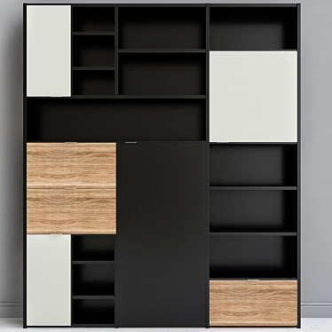 BoConcept Copenhagen Wall Unit 3D model image 1 