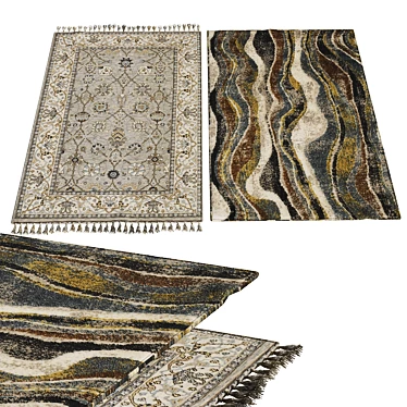 Elegant Interior Carpets 3D model image 1 