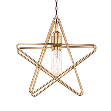 Twinkling Star Pendant Light 3D model image 1 