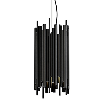 Heimo Metal Pendant Light 3D model image 1 