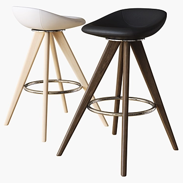 Modern Palm Stool by Calligaris 3D model image 1 