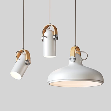 Carronade Pendant: Contemporary Spotlight 3D model image 1 