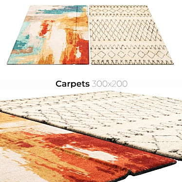 Elegant Interior Carpets 3D model image 1 