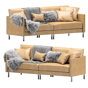 Luxury Sofa Set: Corona Render V5 3D model image 1 