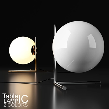 Modern LED Table Lamp 3D model image 1 