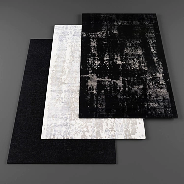 Modern Rugs Set: High-Resolution Textures 3D model image 1 