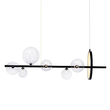 Elegant IONA-L Pendant Light 3D model image 1 