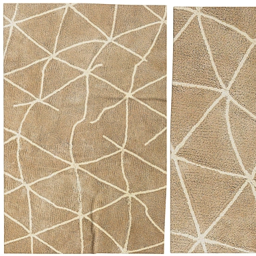 Designer Carpets: 3 Designs 3D model image 1 