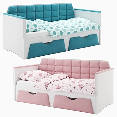 Champion Bed: Sleek, Stylish, and Comfortable 3D model image 1 