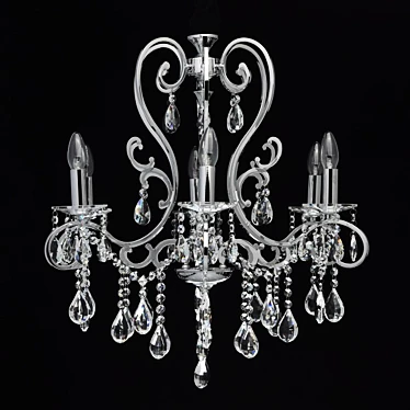 Elegance Illuminated: Classic Chandelier 3D model image 1 