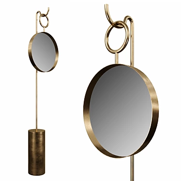 Anna Karlin Hanging Mirror 3D model image 1 